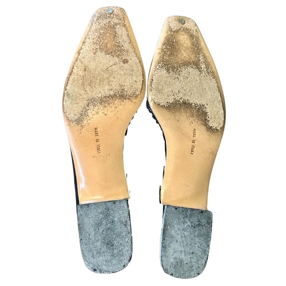 Salvatore Ferragamo Miria Suede & Patent Leather Block Heel Pumps - Picture 10 of 11